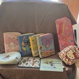 Cartoon Character Wallet Set